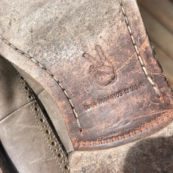 JOHN VARVATOS loafers leather lace - Picture 6 of 6